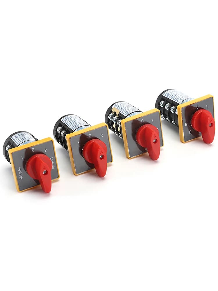 ZHUCO HZ5B-20/D242.2 D303.3 0-4.3 0-6.3 20A 660V Argent Contact lointain Cam Transfert BLOUniversal Commutateur de conversion