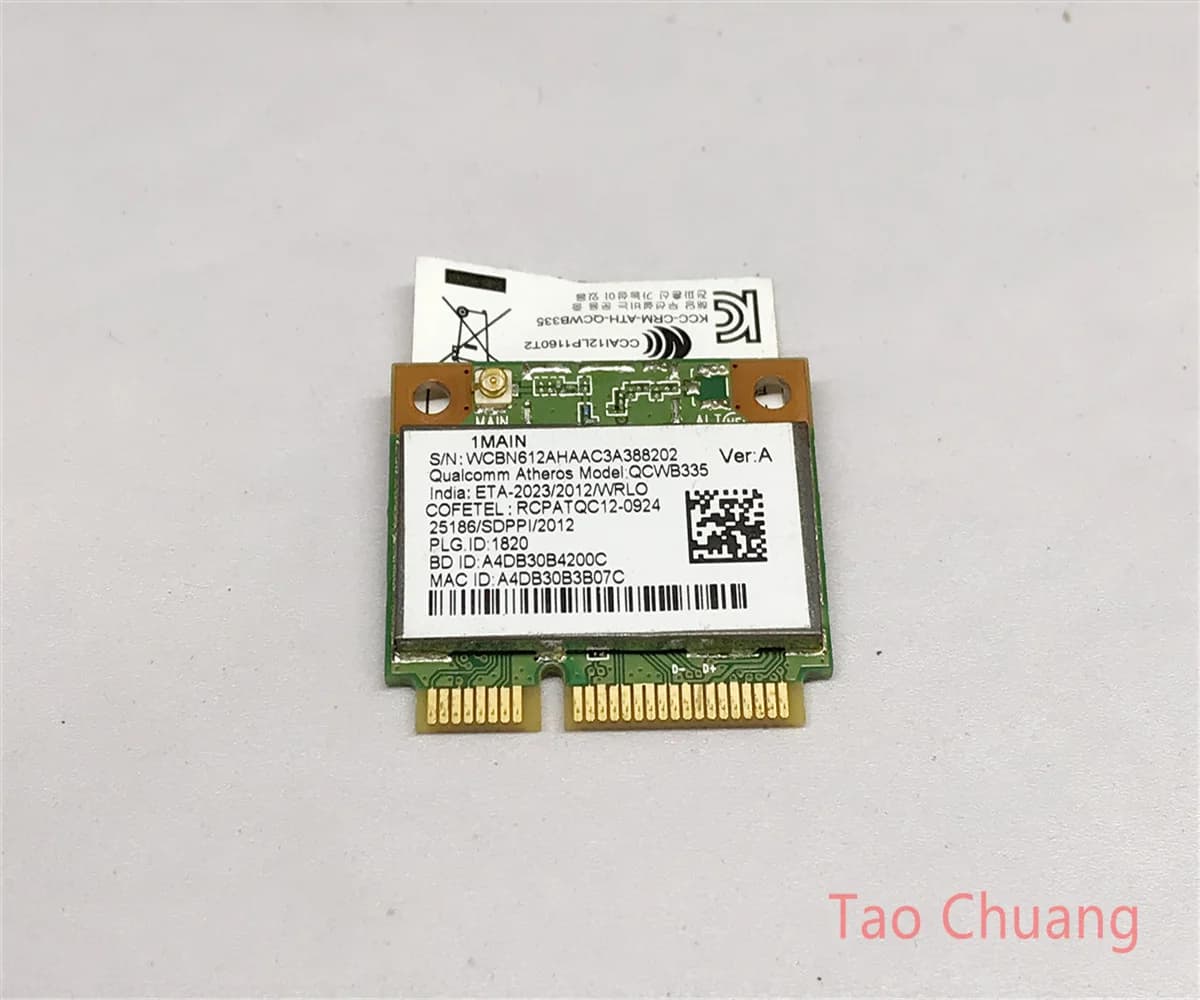 Pour Acer Aspire e1-532-2635 V5-122P Qualcomm Atheros QCWB335 AR9565-2.4GHz Wi Fi + BT 4.0 Bluetooth Sans Fil Carte Réseau
