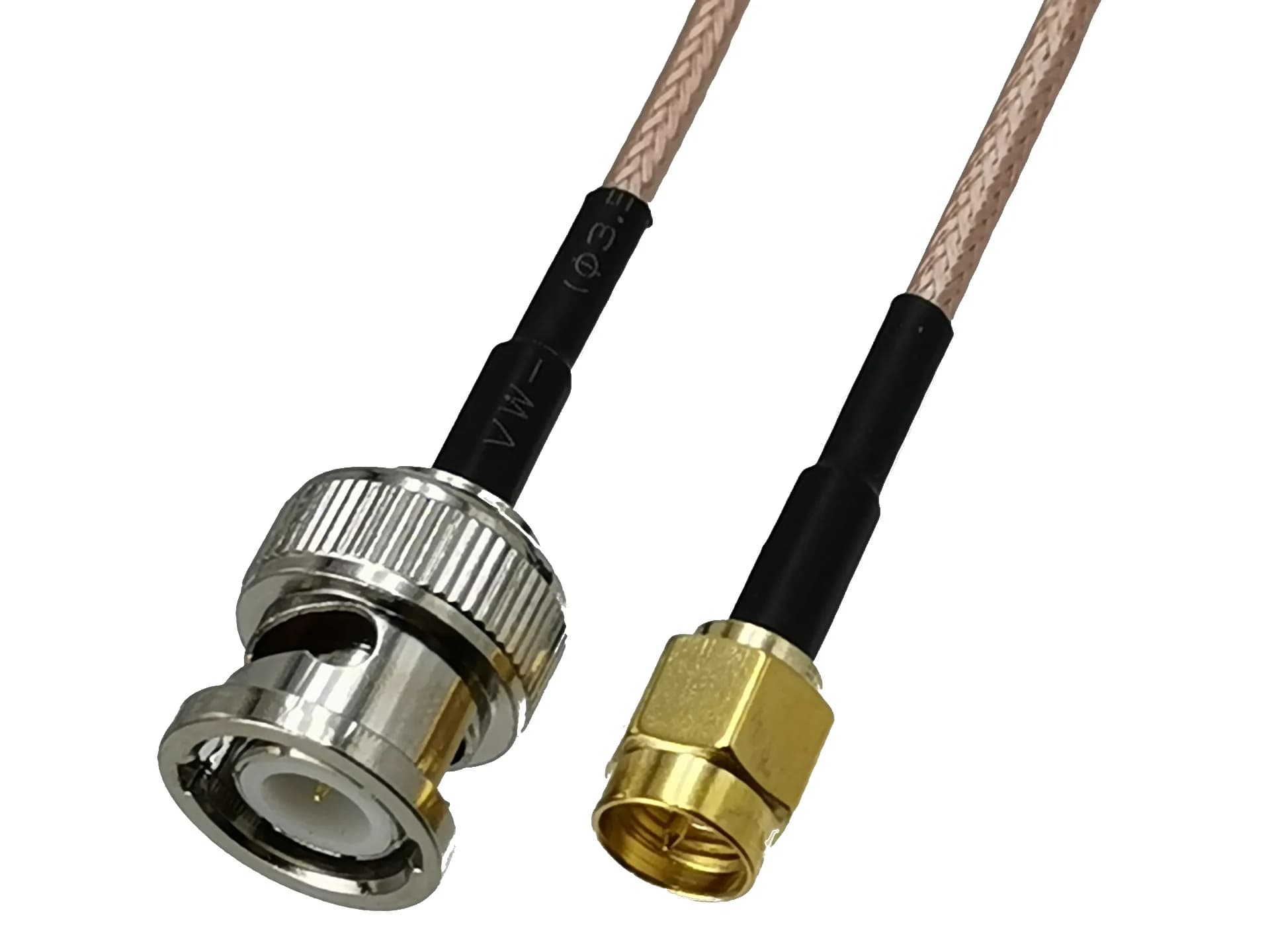Connecteur de convertisseur coaxial RF, câble de raccordement en queue de over, prise mâle RG316 BNC vers prise mâle SMA, droit, neuf, 4 po-5m, 1PC