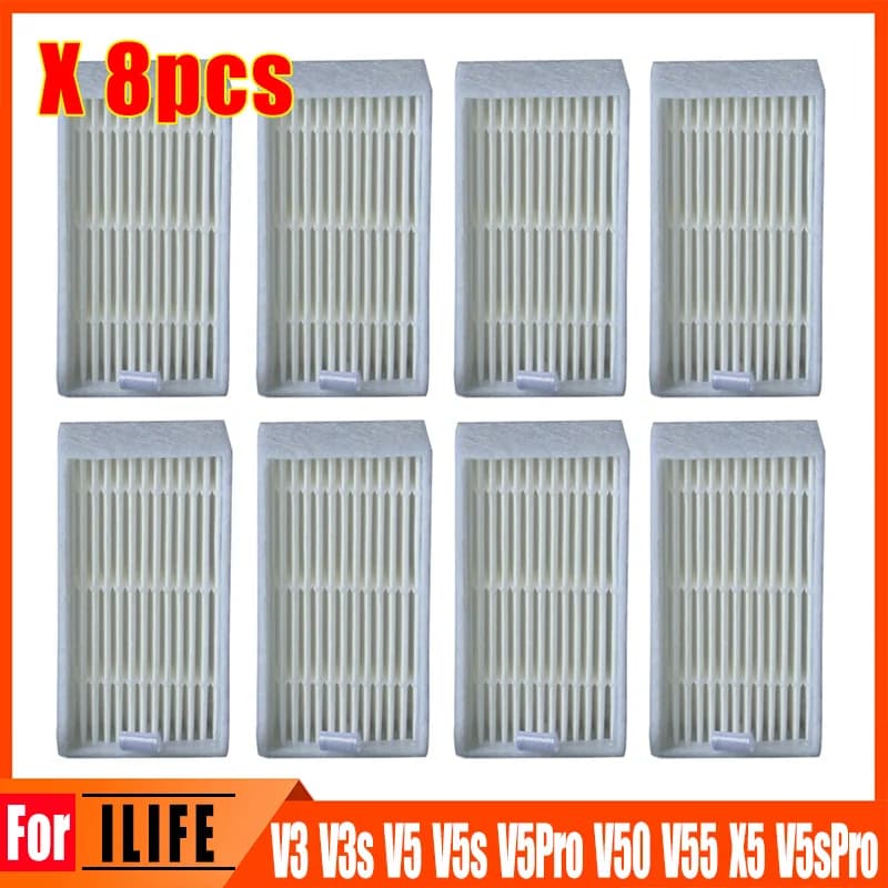 Filtres HEPA pour aspirateur CHUWI V3 iLife X5 V50 V3 + V5PRO ECOVACS CR130 cr120 CEN540 CEN250 ML009, accessoires