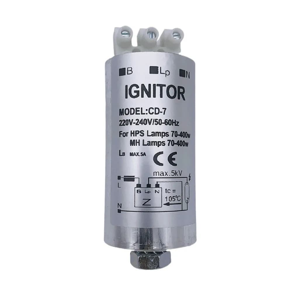 Allumeur électronique CD-7 70W-400W, démarreur d'éclairage, connexion à trois fils pour lampe MH et HPS, 1 pièce