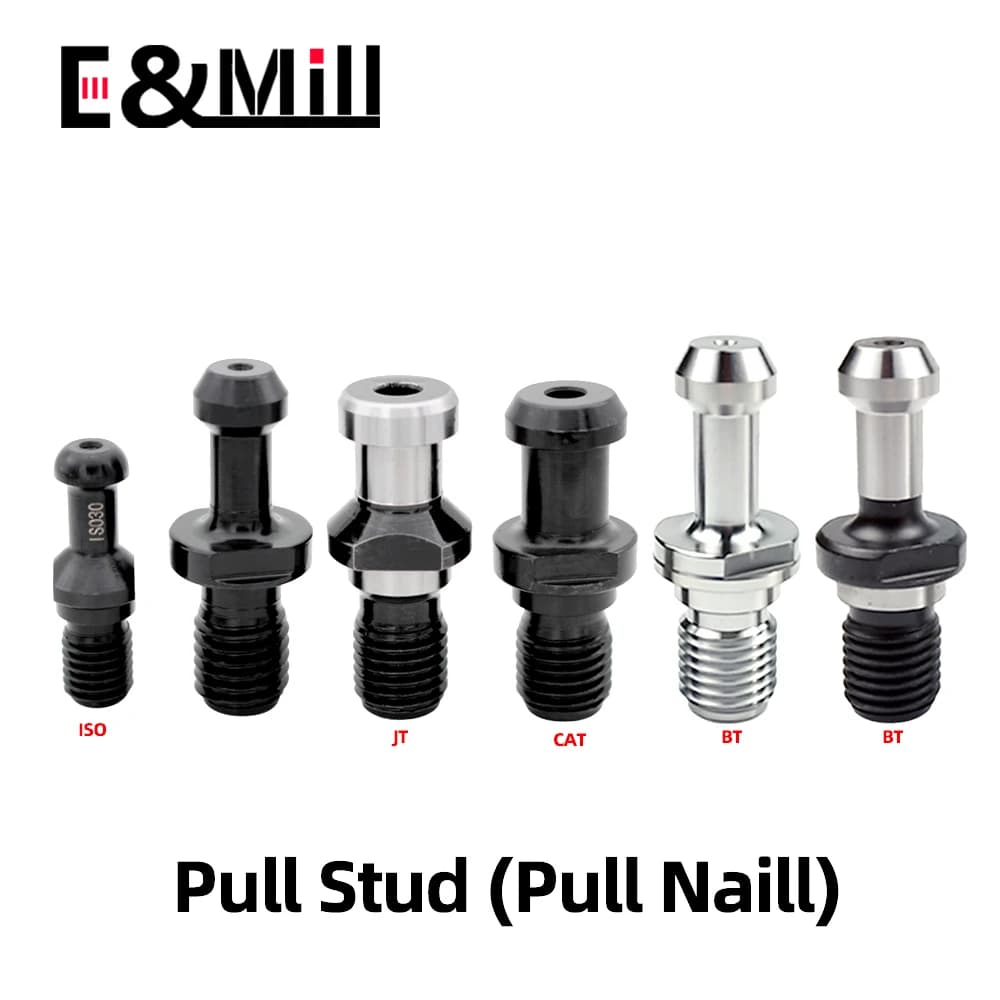 BT30 BT40 BT50 ISO20 ISO25 ISO30 SK30 SK40 CAT40 CAT50 NBT30 goujon de traction CNC BT ISO SK CAT NBT clous de traction pour porte-outil de broche