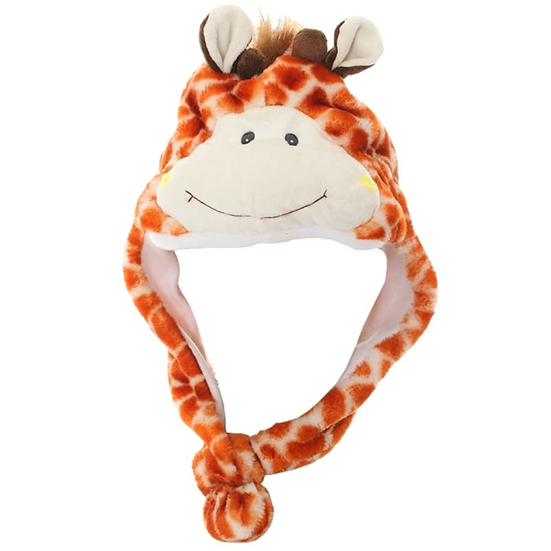 JOYHY – couvre-chef en peluche pour garçons, mignons, couvre-chef, girafe, cerf, Halloween, Cosplay, noël, hiver