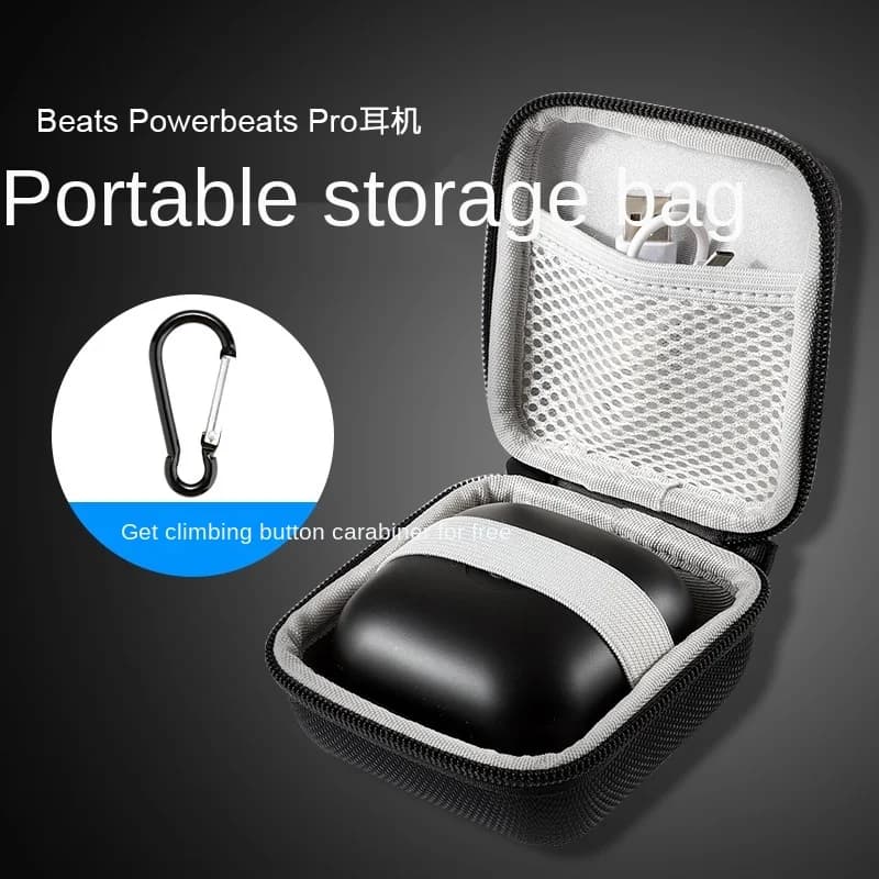 Sac de rangement pour casque Bluetooth Beats Powerbeats Pro, coque rigide, housse de protection, boîte de câble de données
