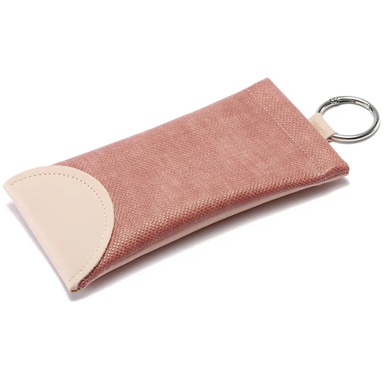 Étui à lunettes en forme de serpent, nouveau, anneau métallique, sac à lunettes de soleil, surdimensionné, boîte pliable, protection Portable, accessoires de lunettes