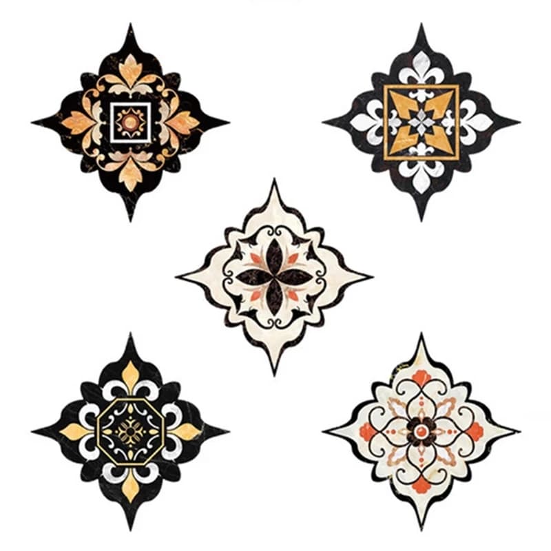 Autocollant Décoratif pour Carrelage de Sol, Auto-Adhésif, Imperméable, Diagonale, Salon, Décoration Murale, 11cm, 20/36 Pièces