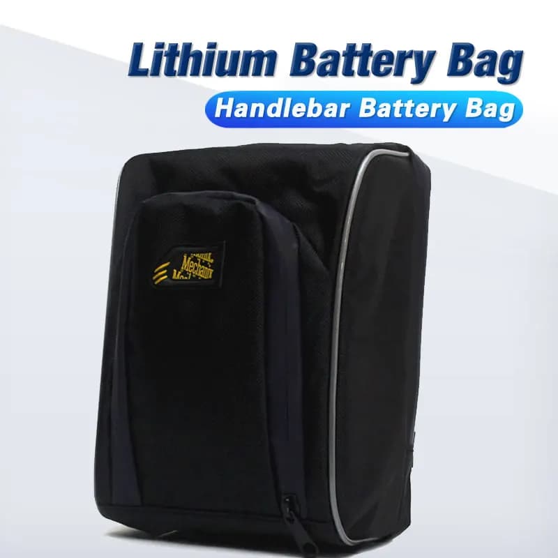 Sac de batterie au lithium pour vélo électrique, sac de guidon, sac avant pour vélo pliant, VTT