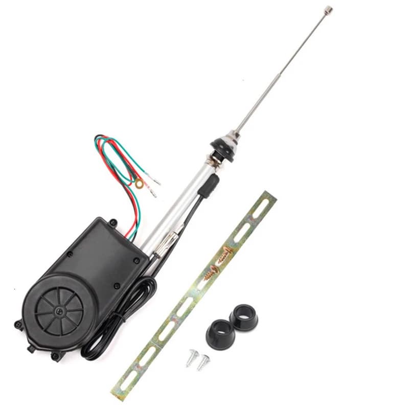 Nouvelle antenne électrique de voiture radio booster de voiture kit d'antenne d'alimentation signal de voiture électrique 12V antenne extérieure de voiture radio AM/FM