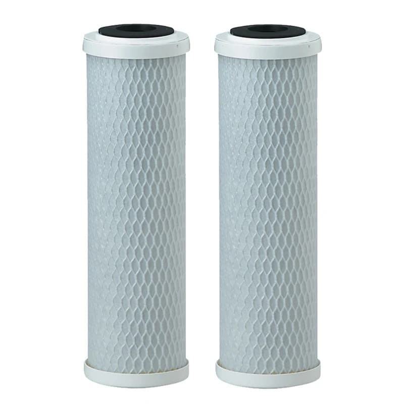 Coronwater cartouche de filtre à eau bloc de charbon actif de 10 pouces 0,5 microns CBC-10 pour la purification