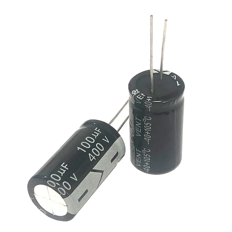 Condensateur électrolytique en aluminium 400v100uf 18x30mm 400v 100uf 100mf400v 100MFD400v 400vdc 400wv 100mf 100MFD 120uf 150uf 180uf