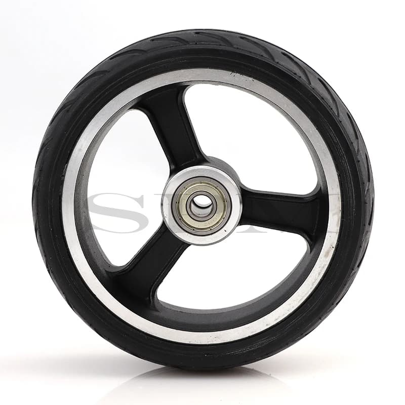 Solide de haute qualité roues de 5 pouces Rapide roue F0,jackhot,Nes en fibre de carbone scooter pneu solide avec jante en alliage