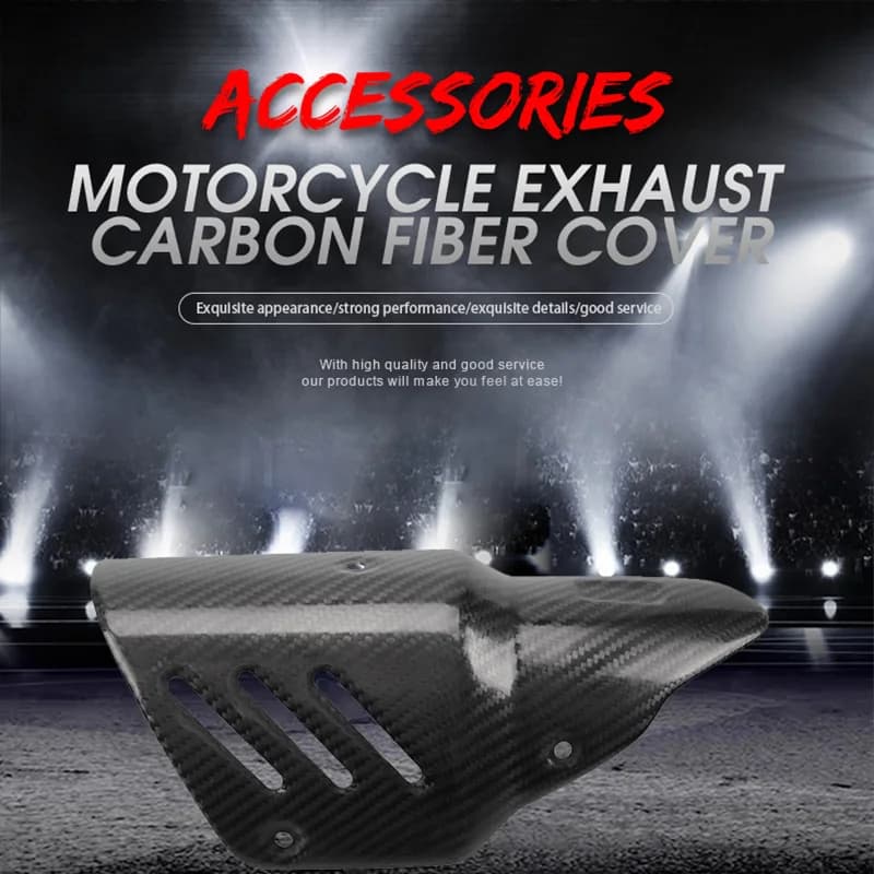Protecteur de pièces de rechange pour capot d'échappement de Moto, YAMAHA YZF1000 R1 YZF600 R6 R3, brasage en carbone, accessoires de Moto Anti-brûlure