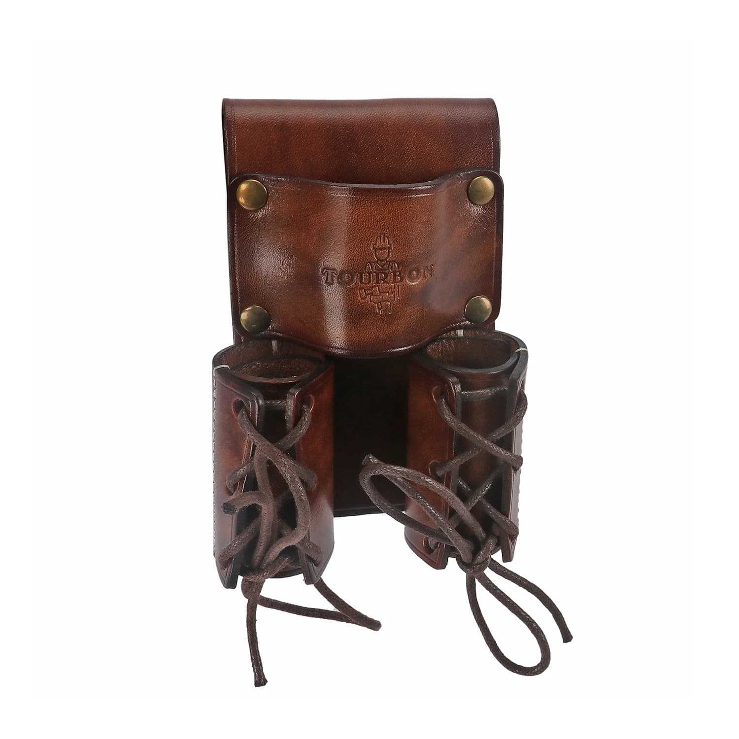 Tourbon-Support de marteau réglable pour ceinture, double baril, goupille de taureau, goupille essorée, poudres de levier, outils de ferronnerie, étui, 5cm