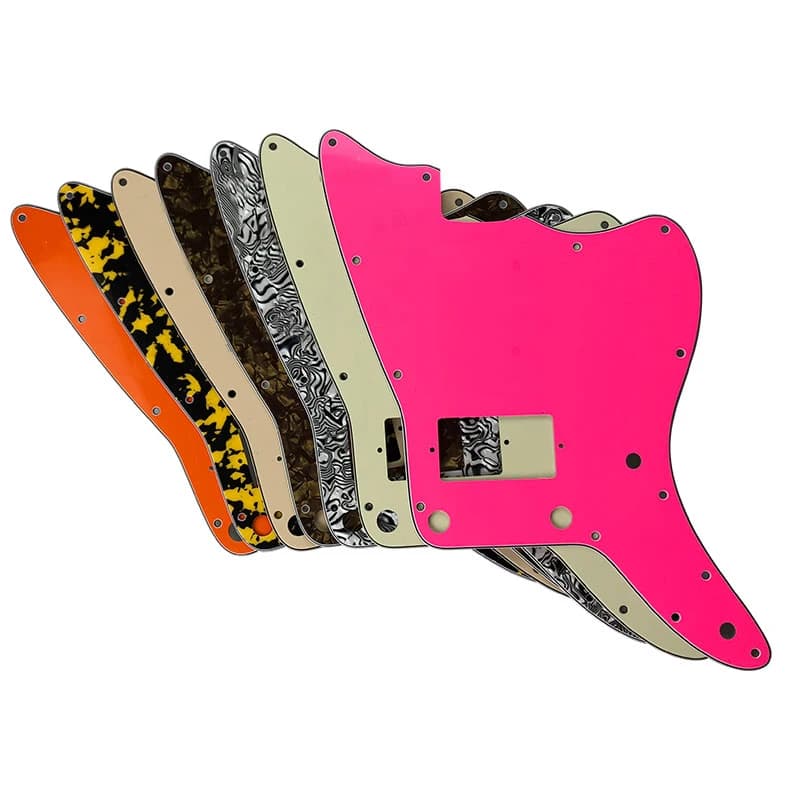 Feiman – Pickgaurd de guitare personnalisé, pour les états-unis, sans commandes supérieures, Jazzmaster avec micros Ridge PAF, remplacement de Pickguard de guitare