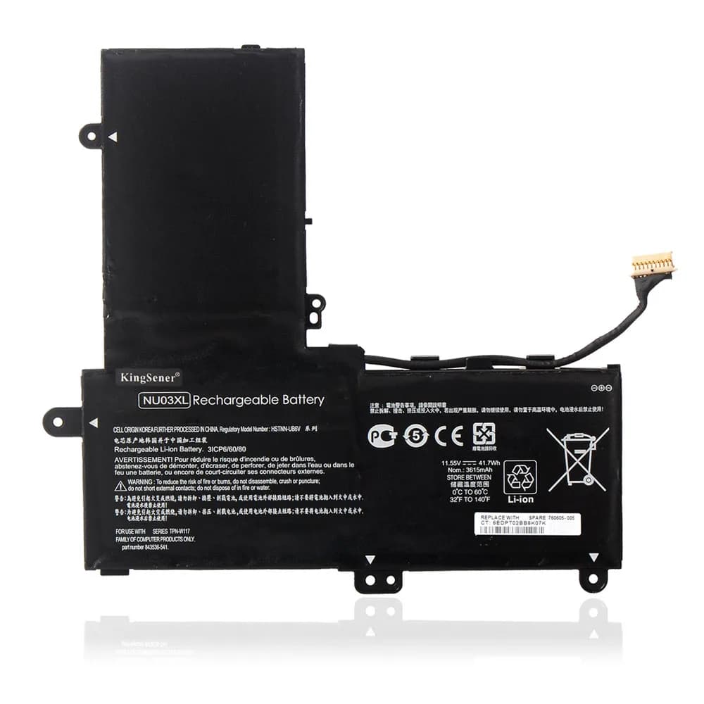 KingSener NU03XL batterie d'ordinateur portable pour HP Pavilion x360 Convertible PC 11-U014UR HSTNN-UB6V TPN-W117 TPN-C128 843536-541 844201-850