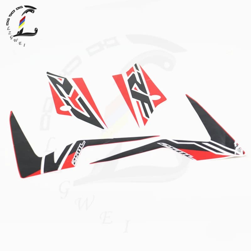 Autocollant de carénage étanche pour moto Honda CRF250L CRF 250 L 250L, autocollant de réservoir de carburant tout-terrain, décalcomanie de voiture entière