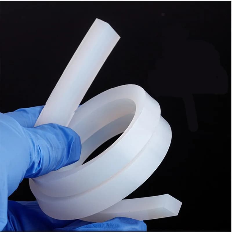 Bandes carrées en caoutchouc de silicone solide, 2x2mm, 4x4mm, 5x5mm, 6x6mm, 8x8mm, 10x10mm 5M