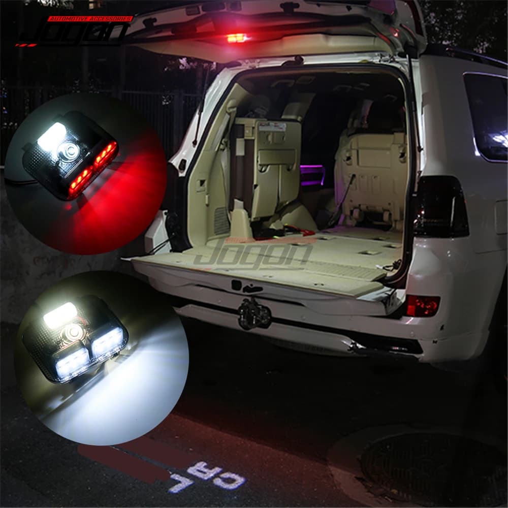 Pour Toyota 200 LC200 FJ200 2008 2009 2010-2020, lumière LED de coffre arrière, lampe de camping pour hayon, accessoires de voiture