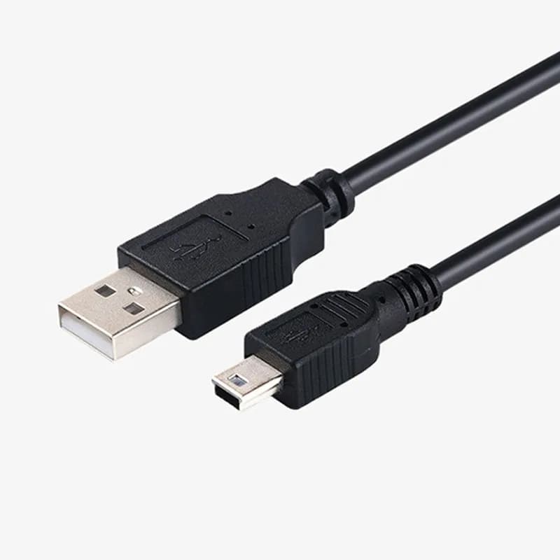 1PC câble de chargement USB USB 2.0 mâle A à Mini B câble de chargement à 5 broches pour appareils photo numériques câble Mini USB câble de chargeur de données