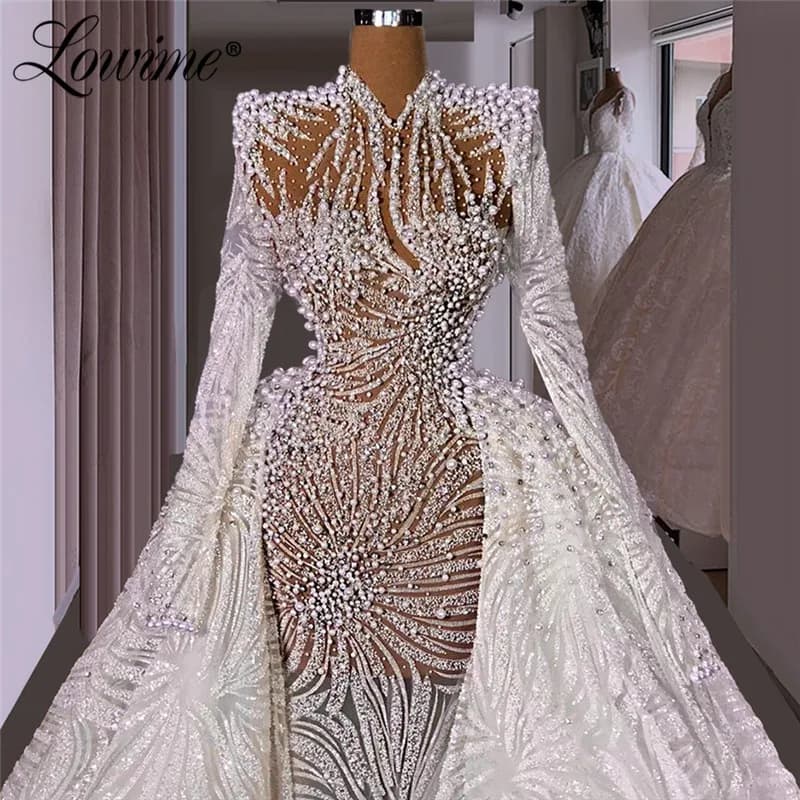 Robe de soirée à perles, grande taille, style musulman, personnalisé, nouvelle collection 2021