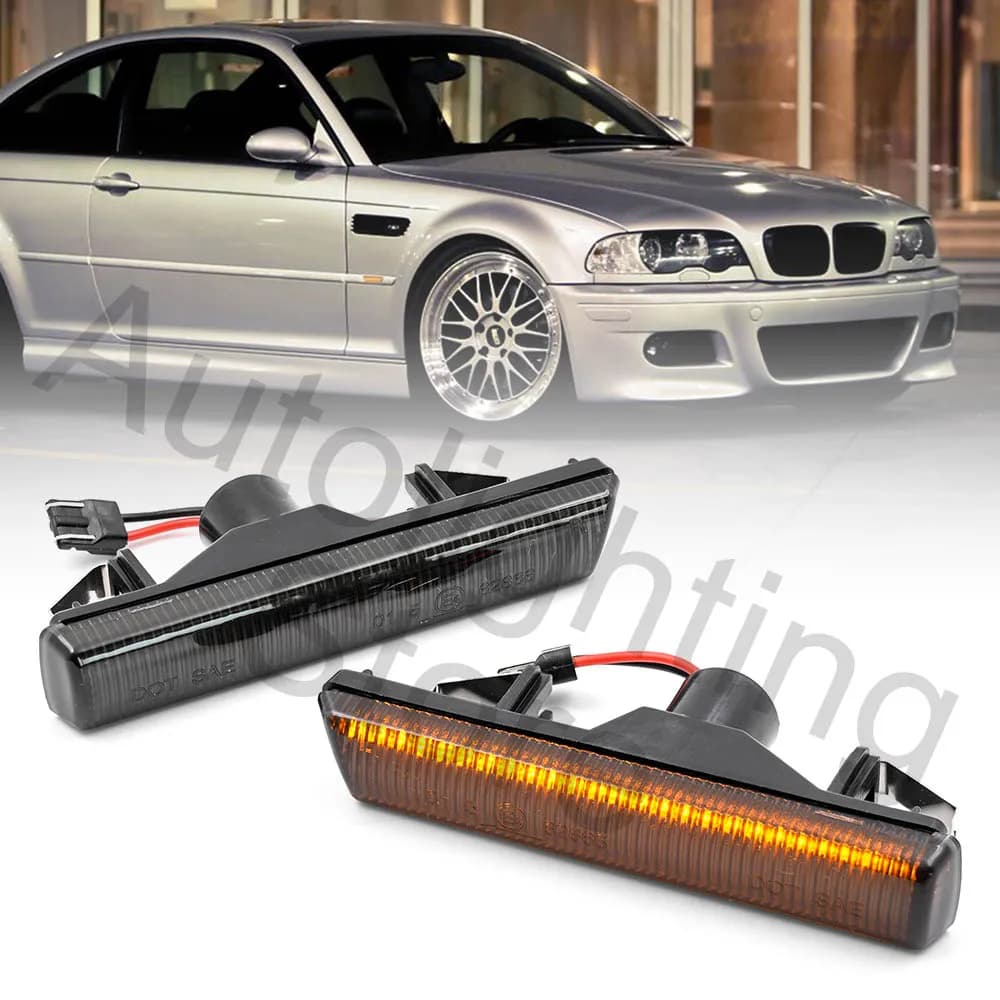 Clignotants latéraux pour BMW E46 M3 coupé/Convertible 95-01 E38, 2 pièces