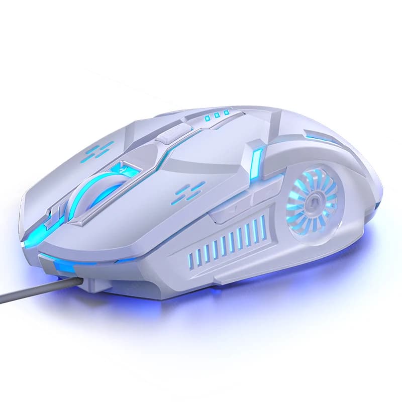 G5 souris de jeu filaire muet rétro-éclairage rvb souris mécanique silencieuse 6 touches 3200 DPI rvb e-sport souris pour ordinateur portable Gamer