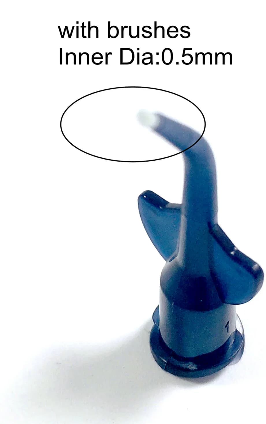 Embouts d'aiguille de seringue dentaire avec brosse, 50 pièces, livraison, pointe d'infuseur d'applicateur