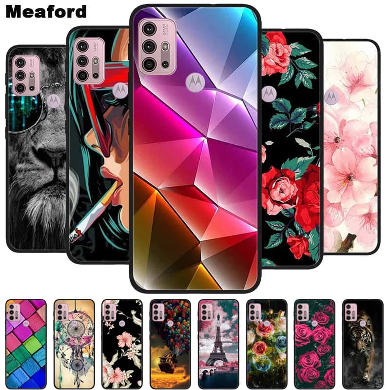 Coque de protection complète en Silicone souple pour Motorola Moto G30, G10, G10, 4G