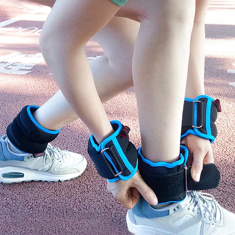 Poids de poignet et de cheville réglables, 1kg/2kg, sac de sable unisexe, sangles en fer pour Fitness, course en plein air, entraînement électrique des jambes