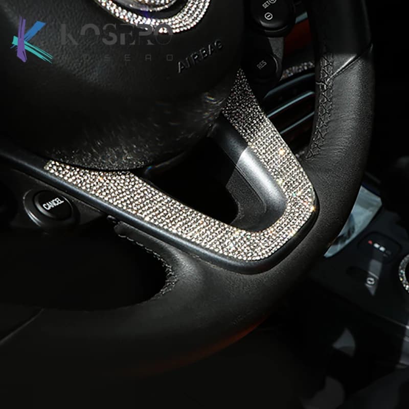 Perceuse flash personnalisée, autocollants décoratifs pour volant, pour Mercedes 2015 – 2018, nouveauté Smart 453Fortwo Forfour, accessoire