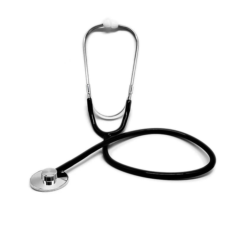 Stéthoscope médical professionnel simple face, usage domestique, adulte, pédiatrique, enfants, étudiant, cœur et poumon, multi-documents en option Ste