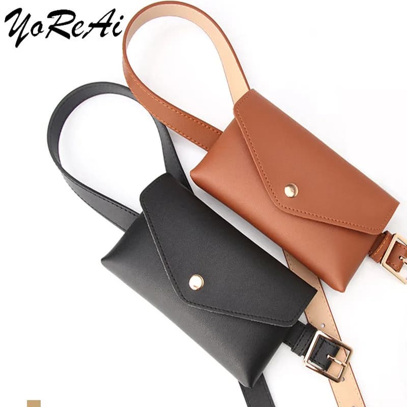 Sac banane enveloppe GT pour femme, mini sac ceinture, sacs initiés en PU, petit sac à main ceinture de luxe, argent féminin, nouveau produit