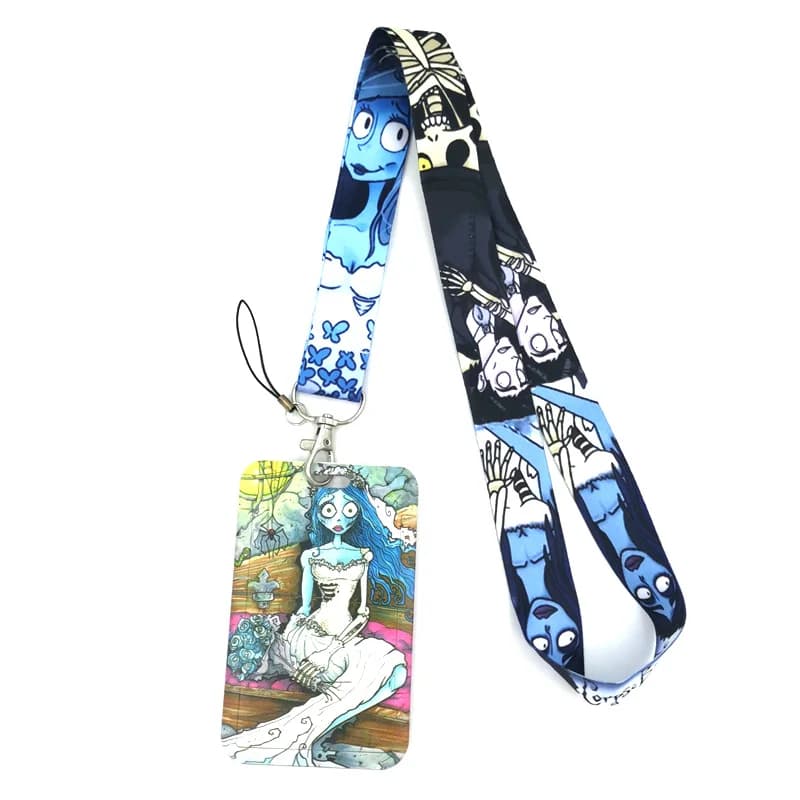 Porte-clés de mariée cadavre, lanière de voiture, carte d'identité, Badge de téléphone portable, porte-clés pour enfants, décorations de bijoux