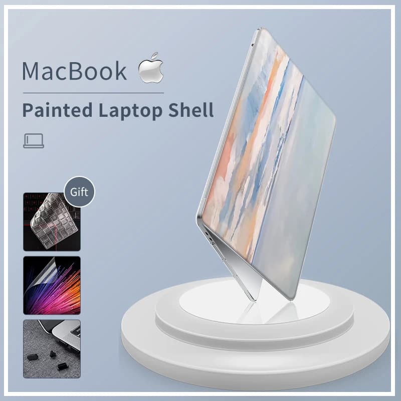 Étui pour ordinateur portable à l'aquarelle, DIY, pour MacBook Air 13, housse rigide, pochette pour ordinateur portable M1 A2338, pour Macbook Air 13 A2337, accessoires