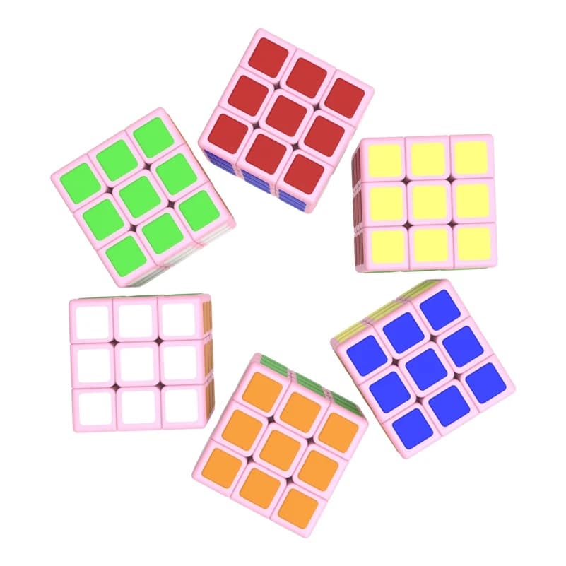 1 CM Mini cube 3x3x3 Cube miniature 3x3x3 Cube de vitesse micro cube 3*3 cube du bout des doigts Le plus petit cube de 10 mm 1cm Jouets d'éducation pour adultes 10 mm Mini cube 1cm Smallest cube