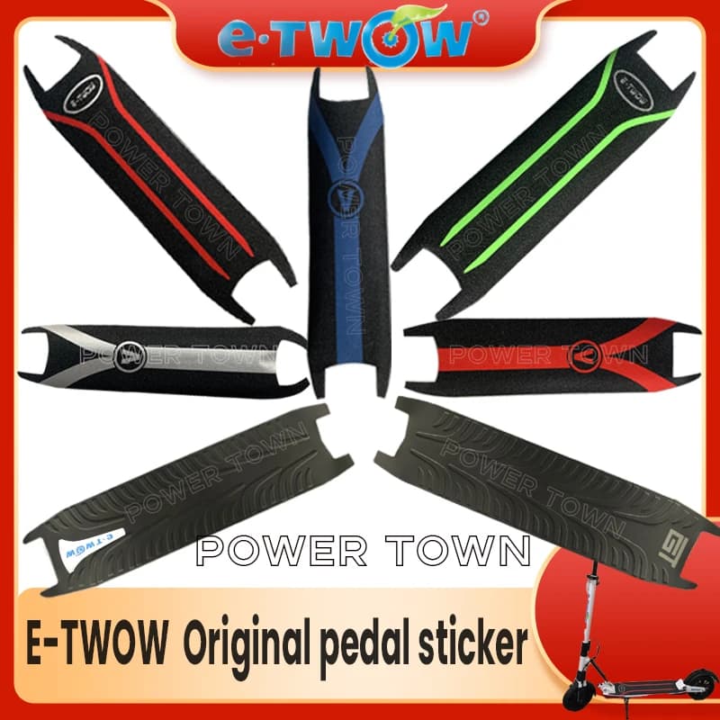 Autocollant de pédale d'accessoires de E-TWOW d'origine, empêcher le papier de sable glissant, tampon de silicone, pâte coordonnante
