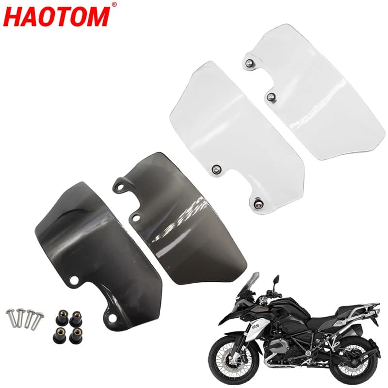 Déflecteur de Vent Latéral de Pare-Brise de Moto, pour BMW GS1200 Runder GS ADV 2004 2005 2006 2008 2010 2011 2012, 2 Pièces/Ensemble