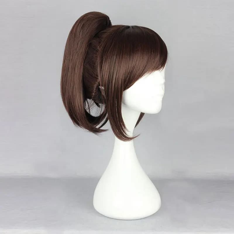 Anime attaque sur Titan Sasha Blouse courte queue de cheval perruque Cosplay Costume femmes résistant à la chaleur cheveux Cosplay perruques + bonnet de perruque