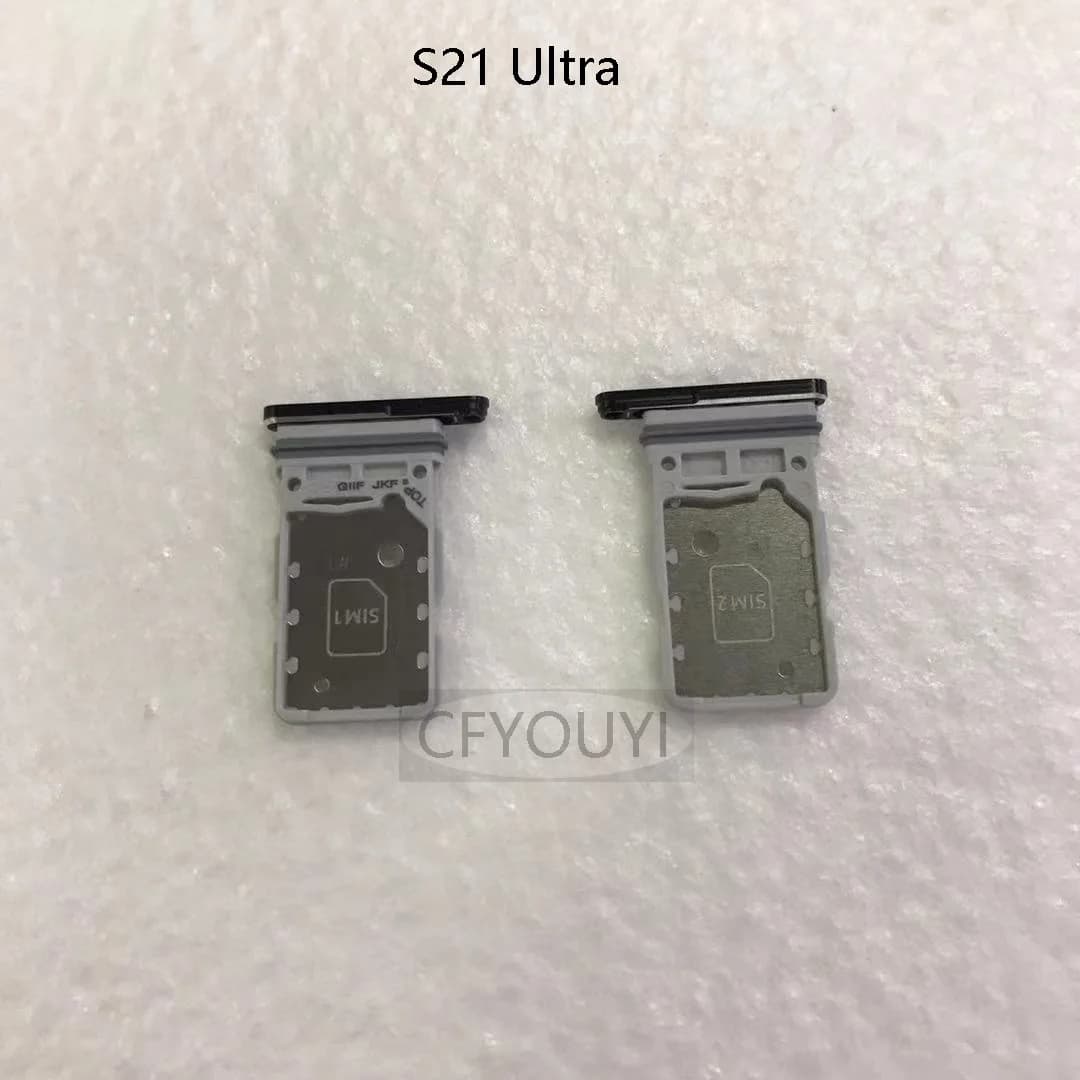 Nouveau support de carte SIM pour Samsung Galaxy S21 Ultra 5G G998, pièce de remplacement