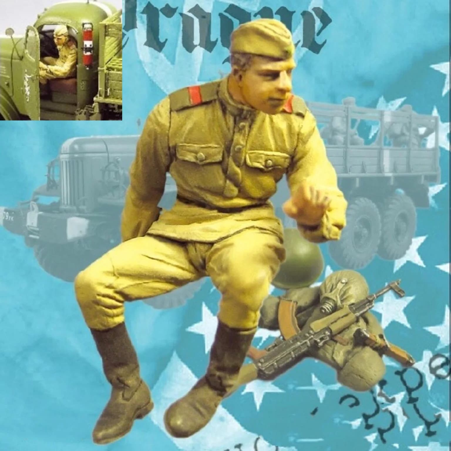 Figurine modèle GK en résine 1/35, thème militaire, kit non assemblé et non peint