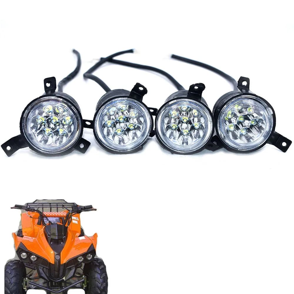 Projecteur LED pour VTT, 50cc/70cc/90cc/110cc/125cc, Chinois, 5 pouces, 6 pouces, 7 pouces, 8 pouces, pour véhicule tout-terrain, quad, mini VTT