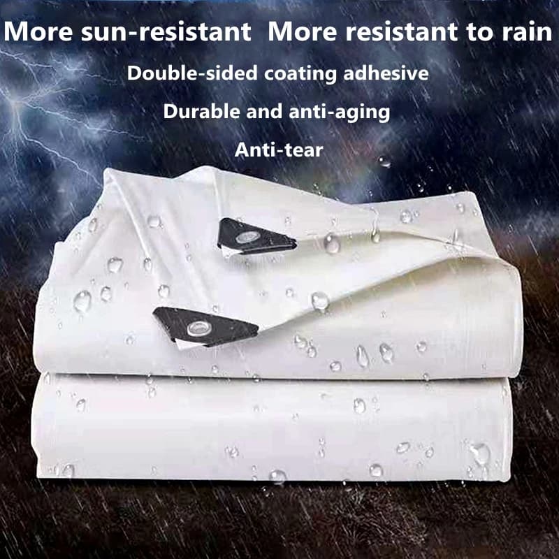 Bâche PE épaisse de 0.32mm, tissu imperméable pour l'extérieur, jardin, plantes, hangar, bateau, voiture, camion, auvent imperméable pour animaux de compagnie