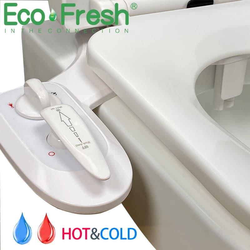 Ecofresh-Bidet d'eau chaude et froide pour siège de toilette, pulvérisateur d'eau métropolitaine, buse de tourisme, bidet non utilitaire, ShattPG