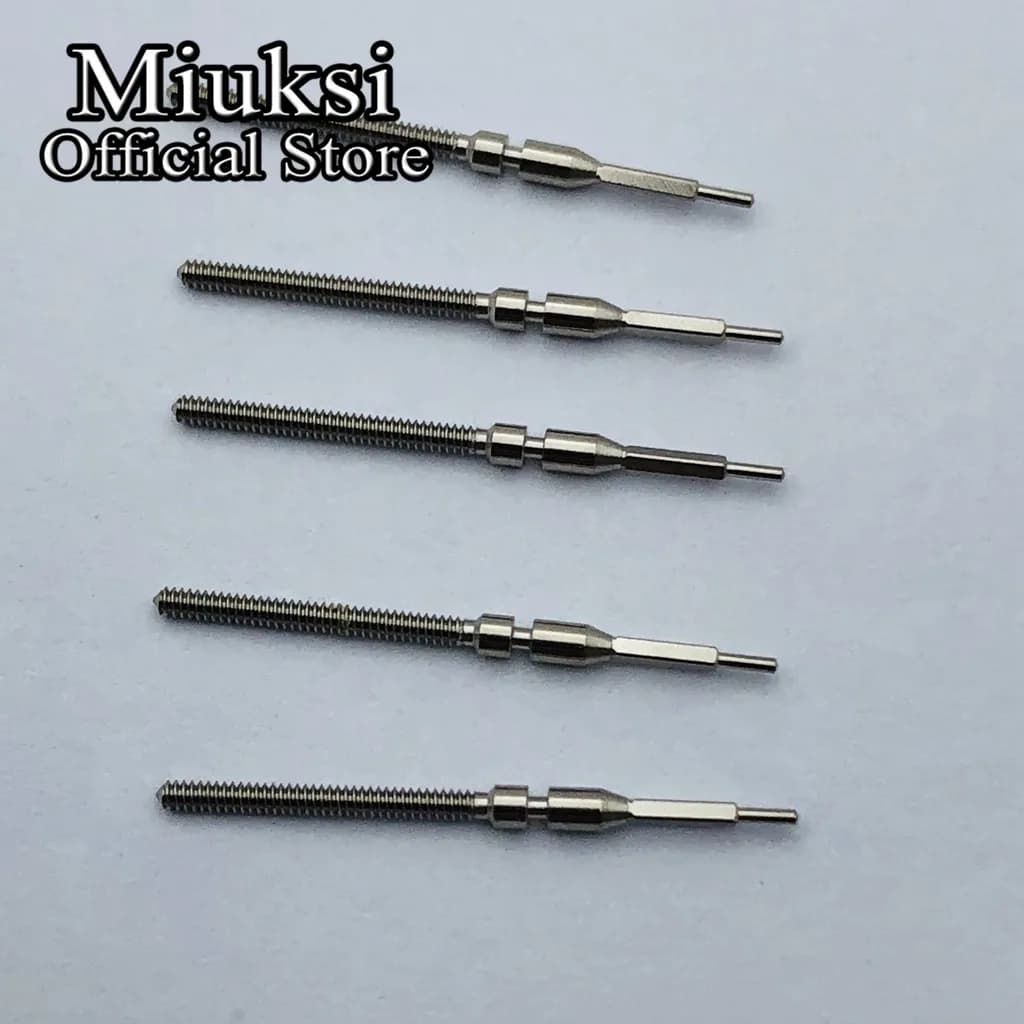 Kit de couronne en acier inoxydable Miuksi, tige d'enroulement de mouvement Miyota 8200 8205 8215 821A