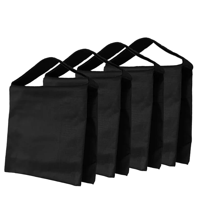 1/2/4 pièces sac de sable noir sacs de poids pour Studio de photographie support de Studio vidéo sac de sable pour supports de lumière bras de flèche trépieds