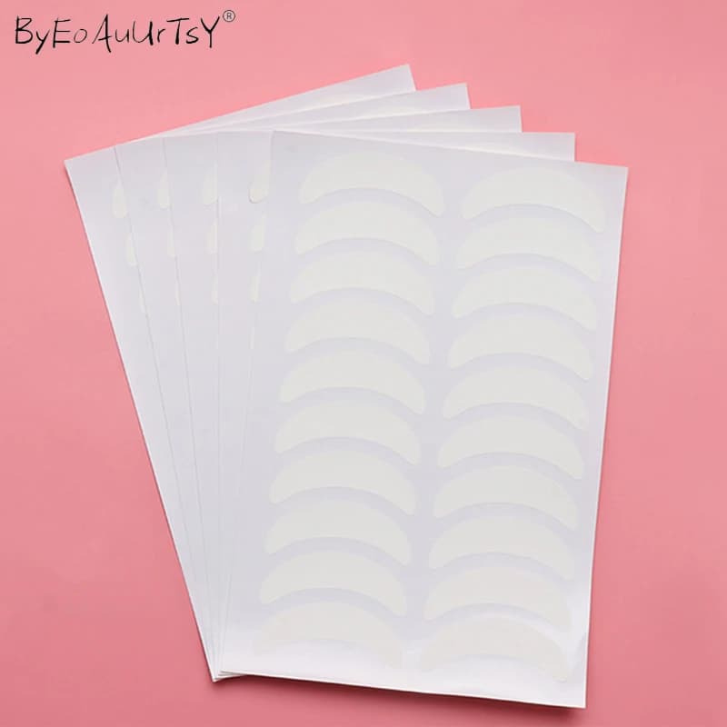 Patch pour les yeux pour Extension de cils, autocollant auto-adhésif, Isolation des cils, outils de maquillage, 100 pièces/paquet