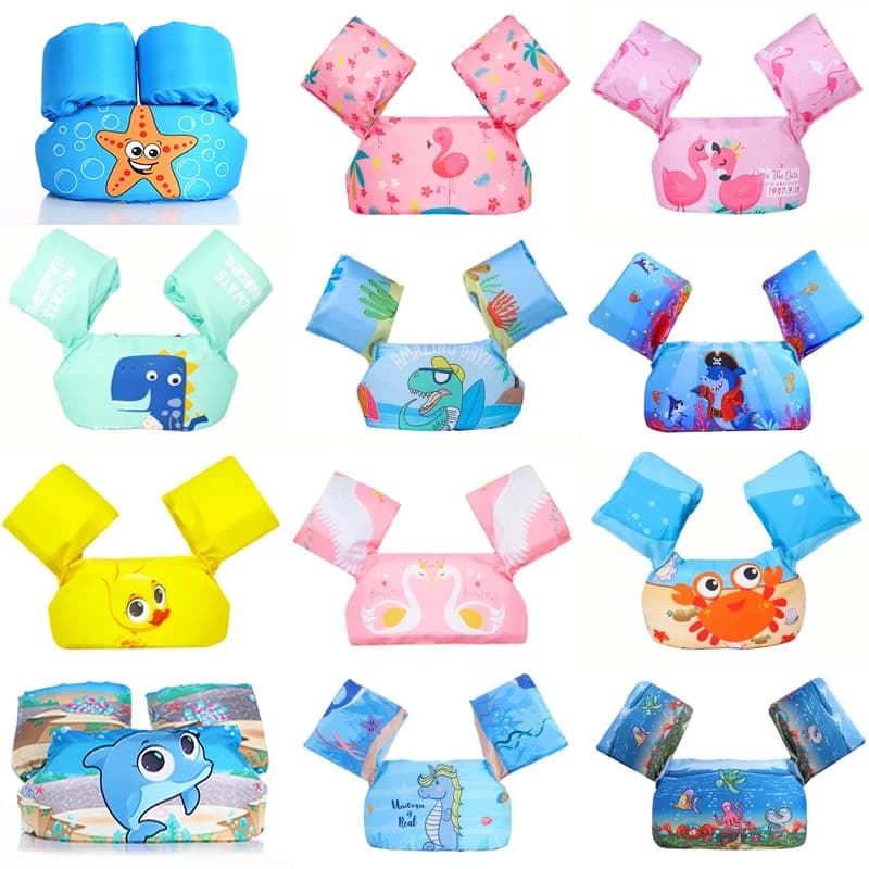 Gilet de sauvetage flottant pour enfants, anneaux de bain pour bébé, pull de flaque d'eau, gilet de sauvetage, entraînement de natation de sécurité 2-6, nouveau