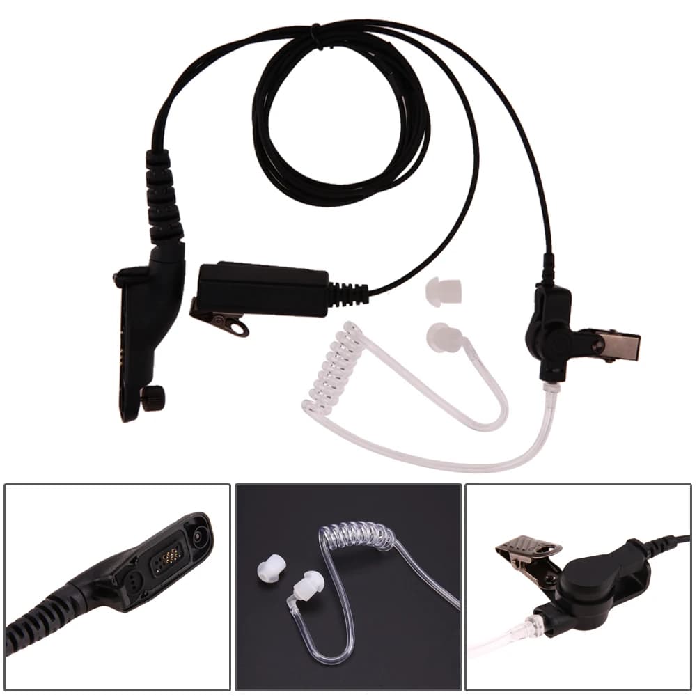 Écouteurs à Tube acoustique pour Motorola XPR XiR DP APX, casque anti-Radiation, talkie-walkie Radio