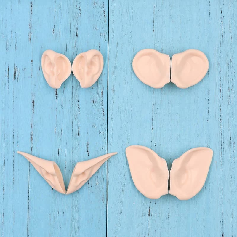 DLBELL-Oreilles de jouet glacé au beurre Blyth, blanc et bronzage naturel, peau foncée, adapté aux parties du corps, RBL Neo Blythe, échelle 1/6