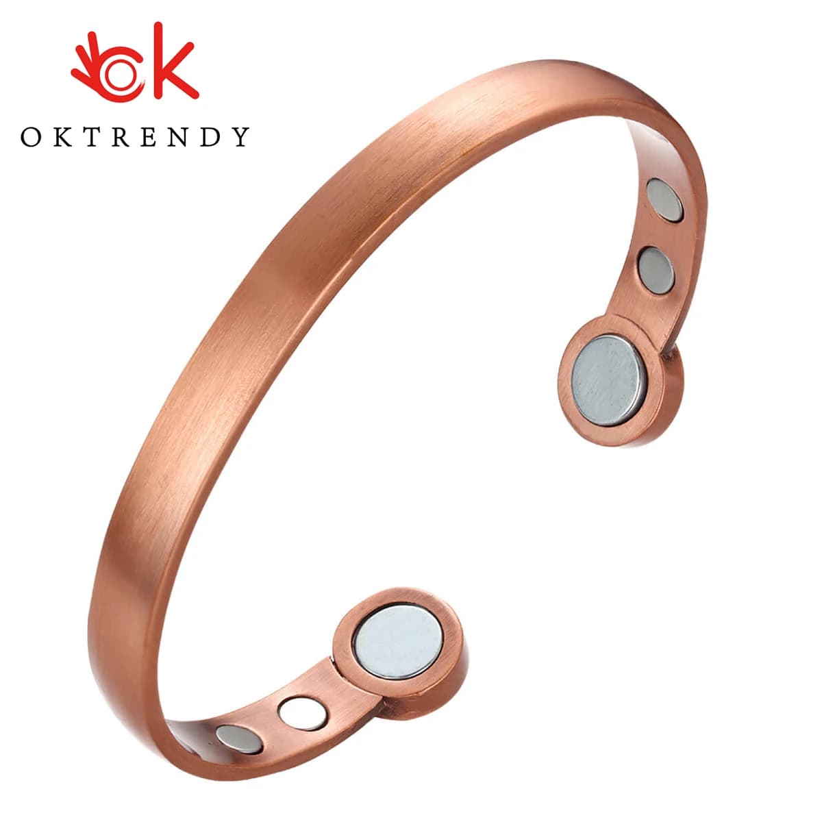 Bracelet de Guérison Magnétique en Cuivre pour Homme et Femme, Bijou Manchette Arthly oto Instituts, Livraison Directe
